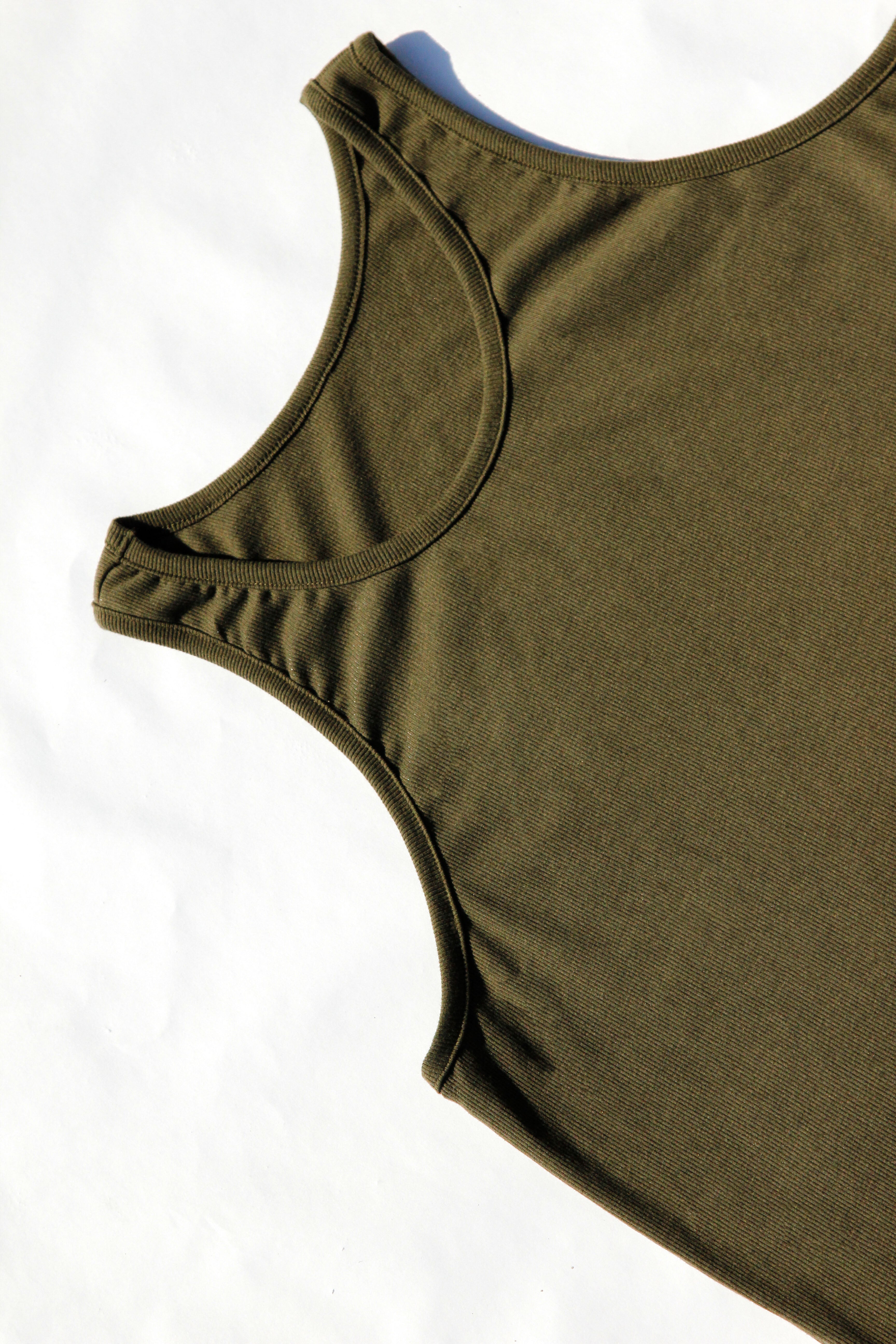 LATE Olive Green Tank