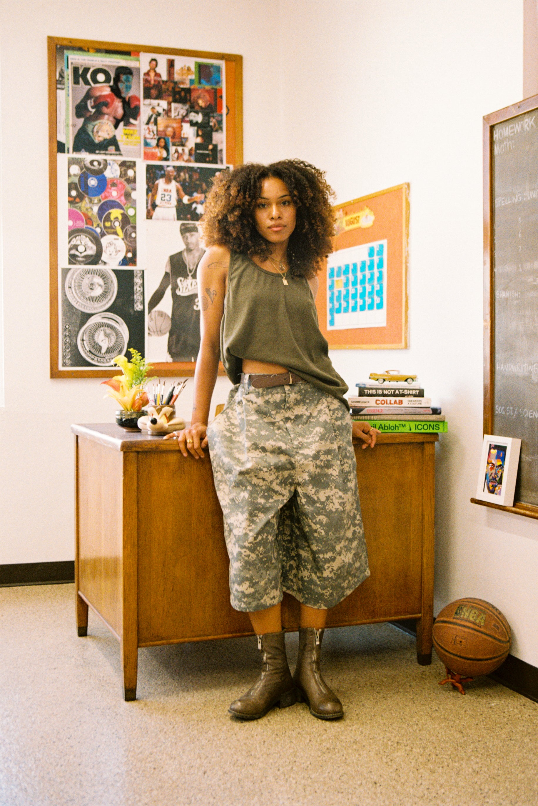 LATE Olive Green Tank