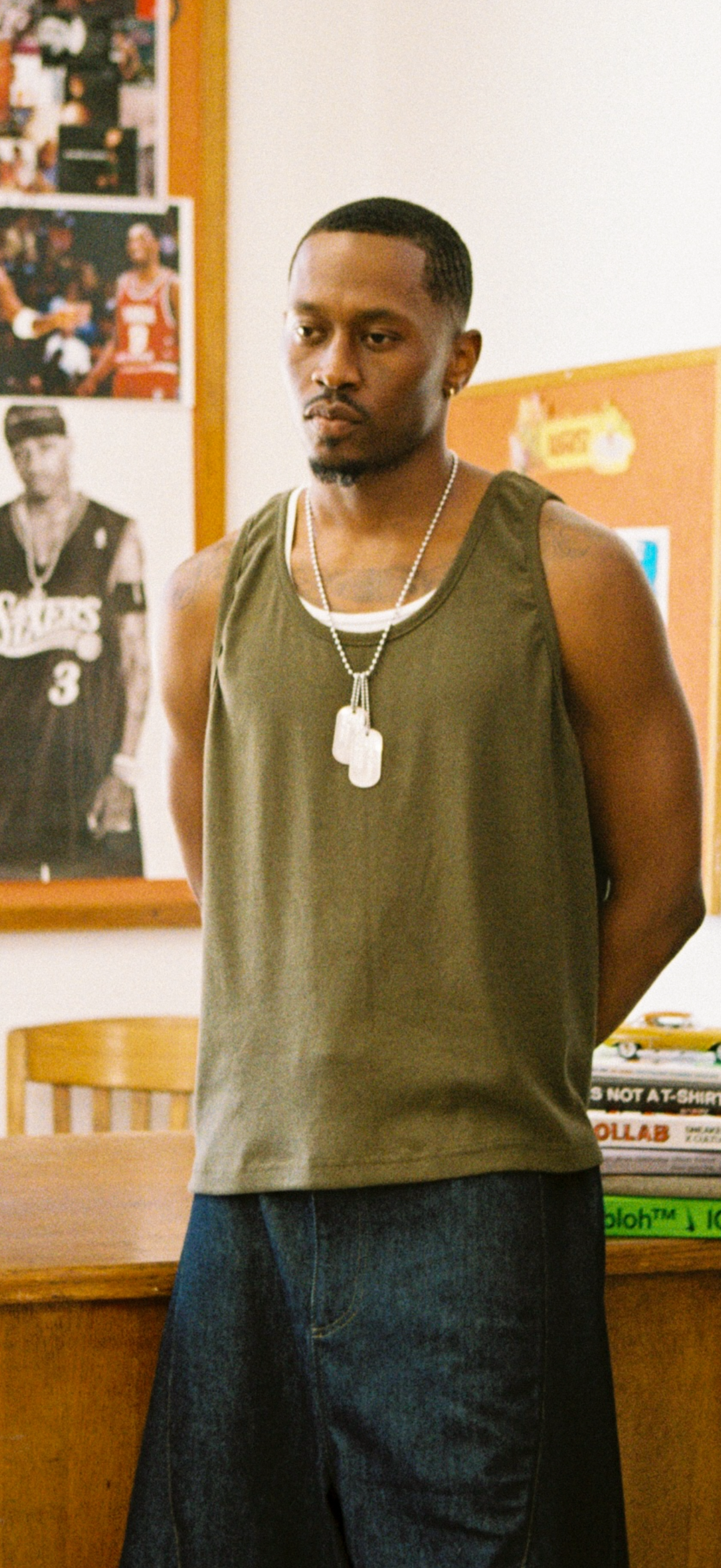 LATE Olive Green Tank